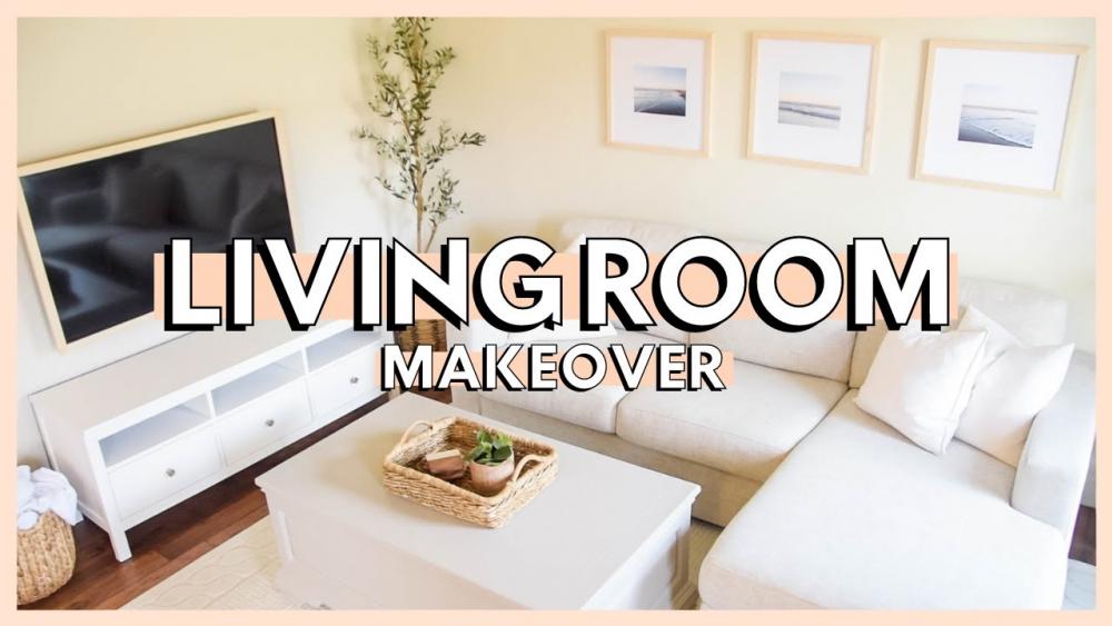 DIY LIVING ROOM MAKEOVER ON A BUDGET | living room decorating ideas